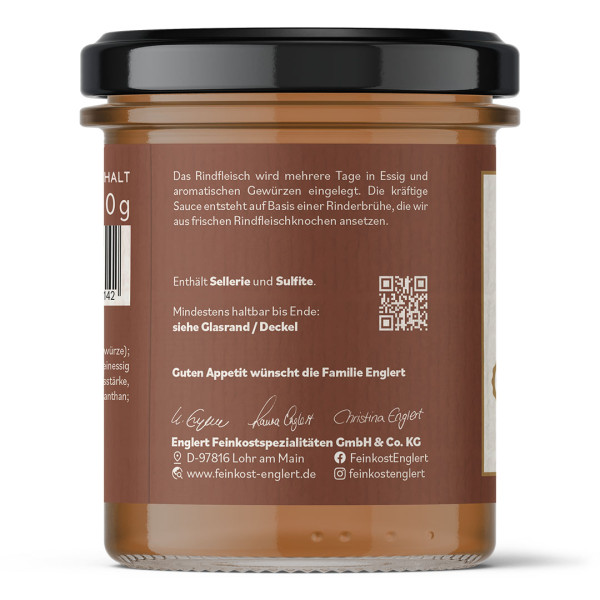 Sauerbraten in Sauce, 320g / Glas